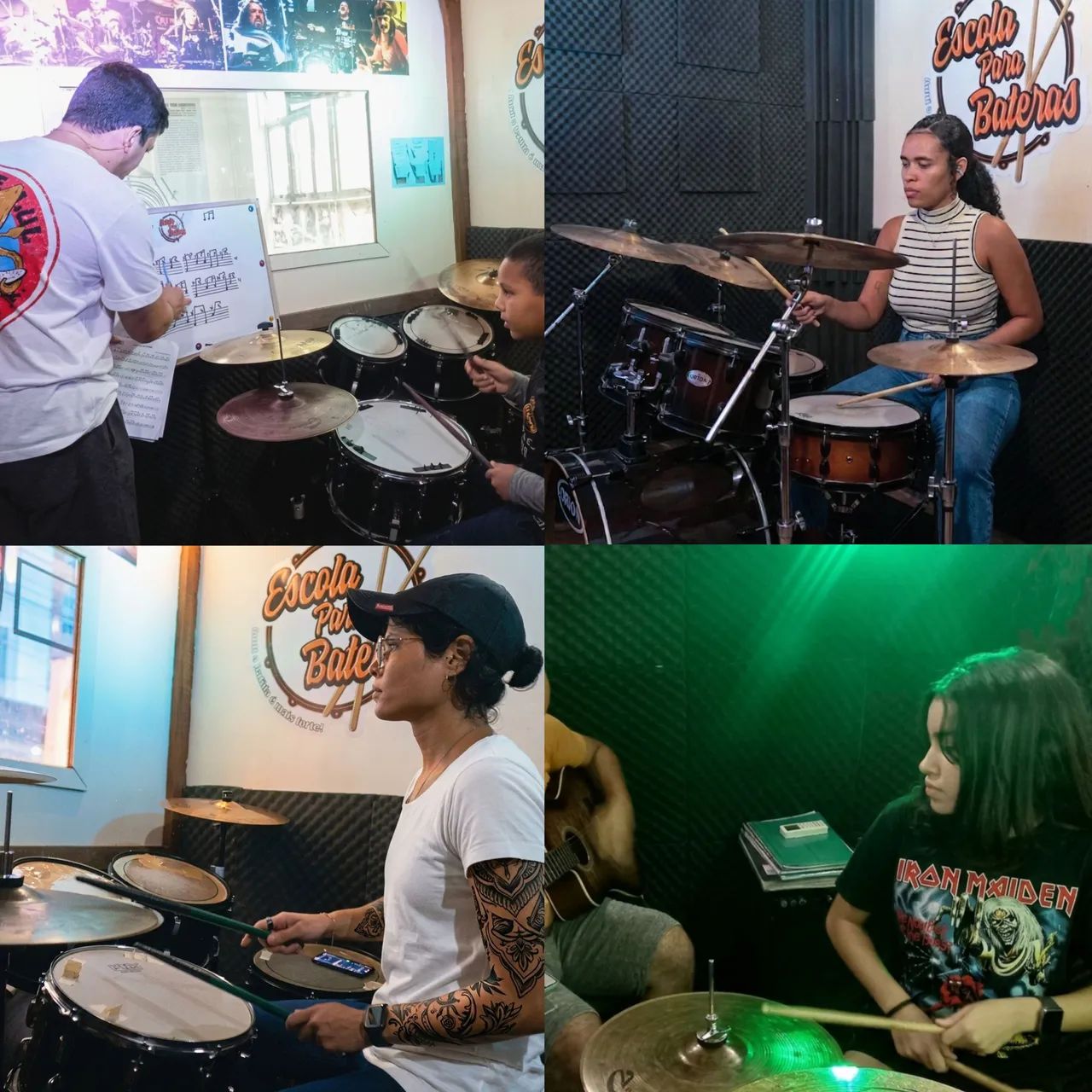 Aula de bateria  - Foto 2