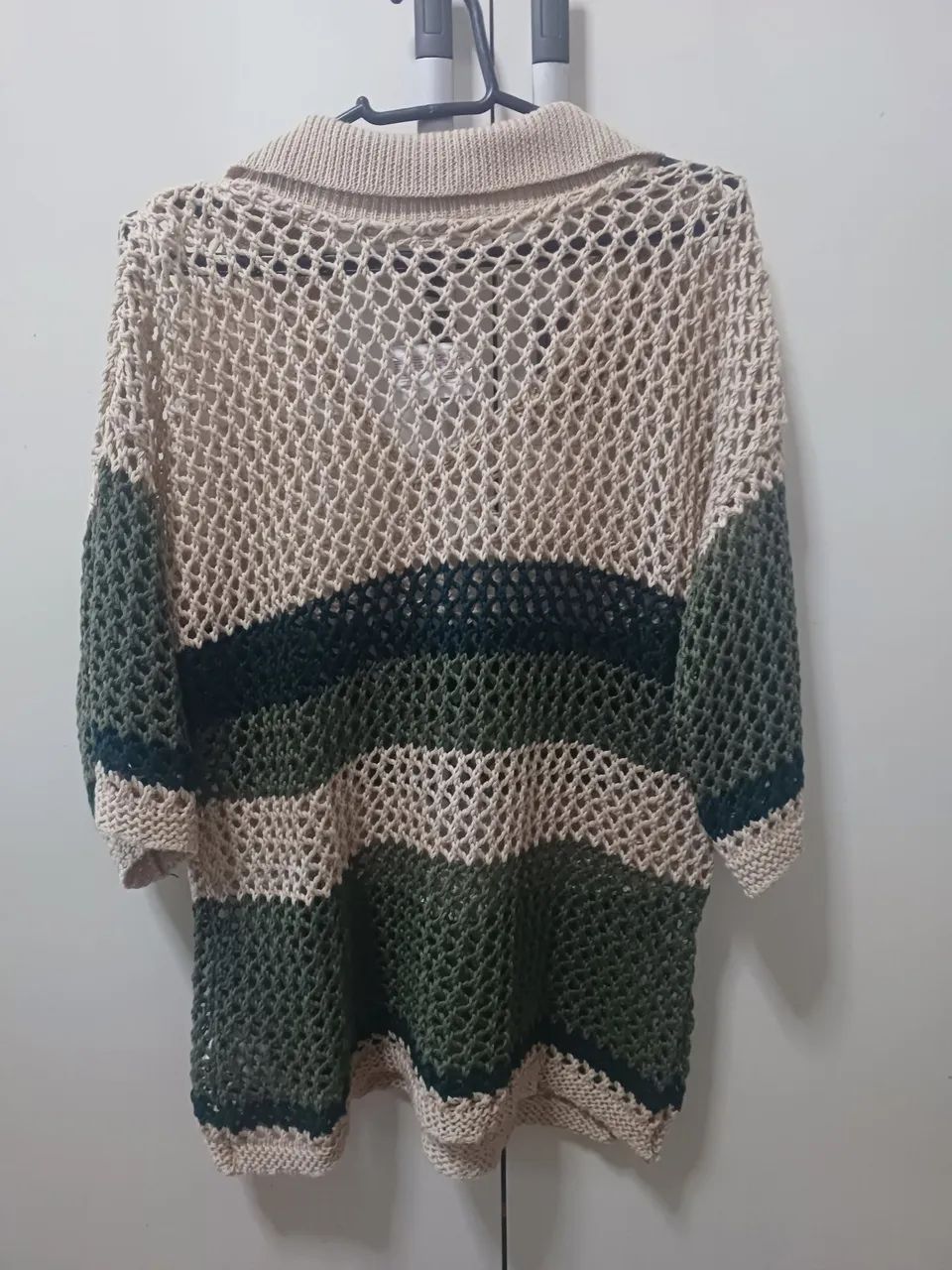 Camisa oversize em tricô  - Foto 2