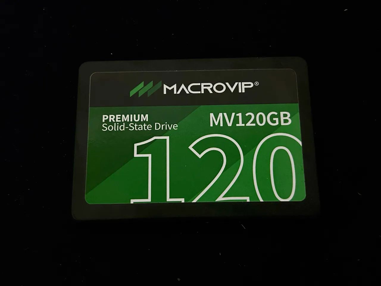 SSD MACROVIP 120GB  SSD em perfeito estado saúde 100%