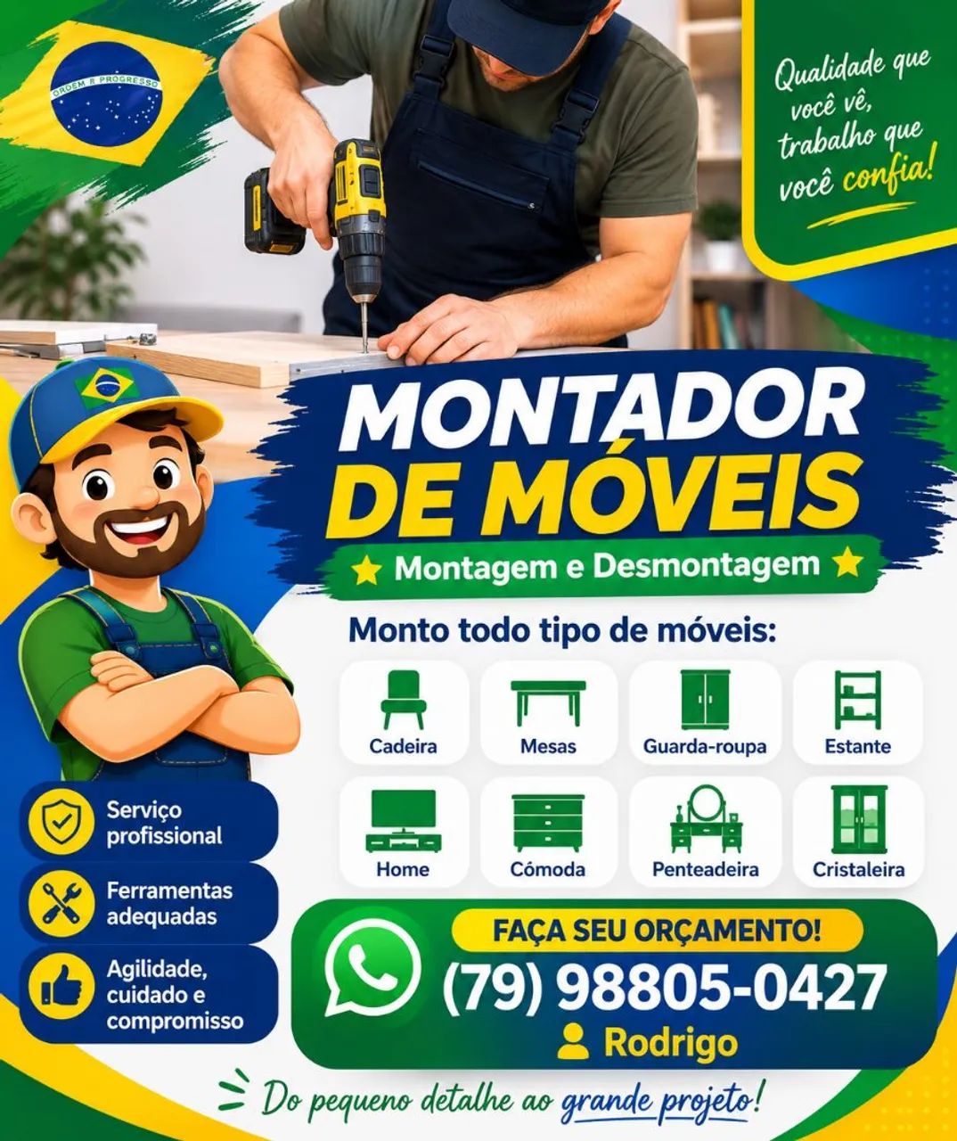Montador de móveis em geral
