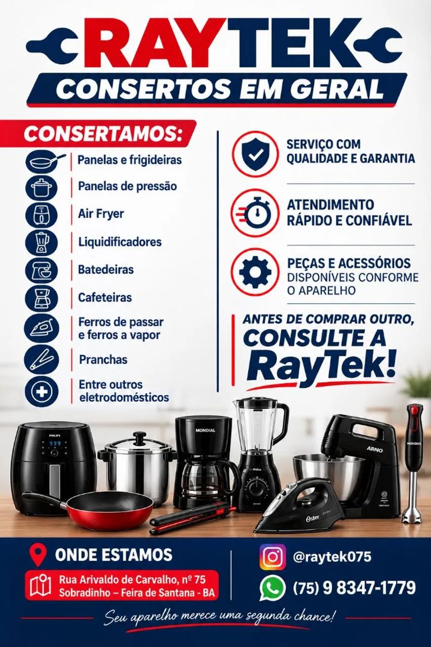 ? Consertos e Assistência Técnica RayTek | Feira de Santana