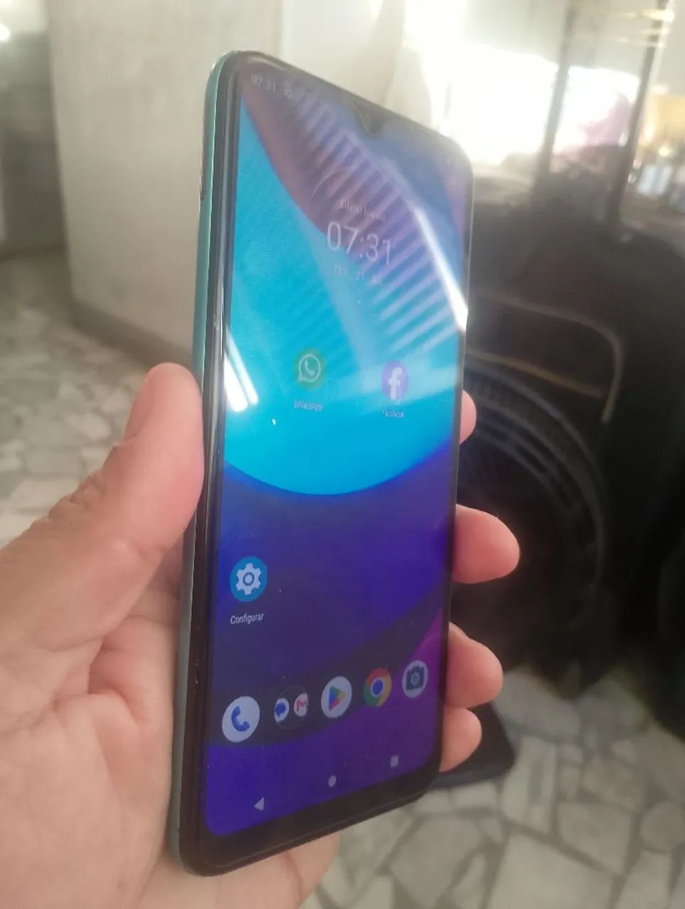 Celular moto E20 com impressão digital 2 Chips desbloqueados  - Foto 2