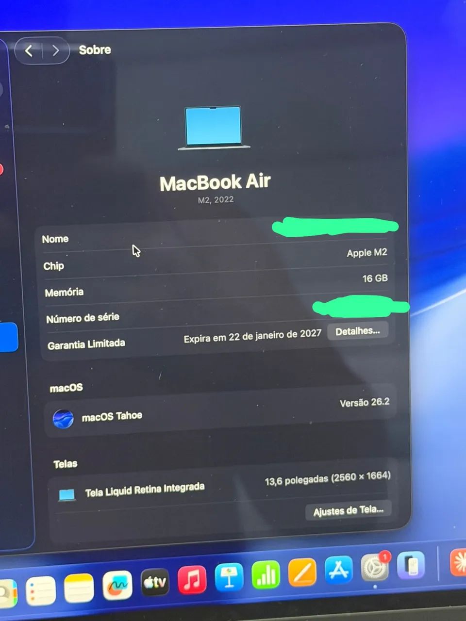 VENDO MACBOOK EXECELENTE ESTADO M2 16gb de ram - Foto 3