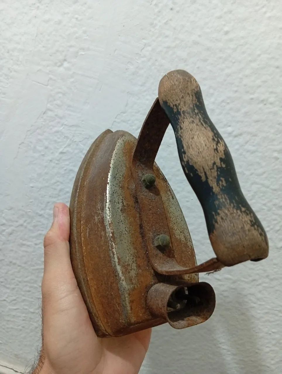 Ferro de passar para decoração 