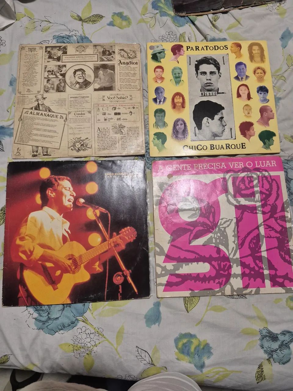 Vinil, chico buarque, Gal costa, Gil