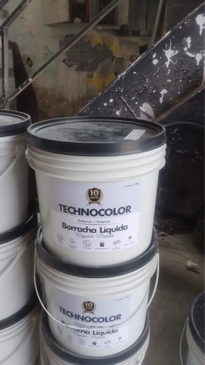 Tinta emborrachada só $$ 250 reais branca e cinza  - Foto 3