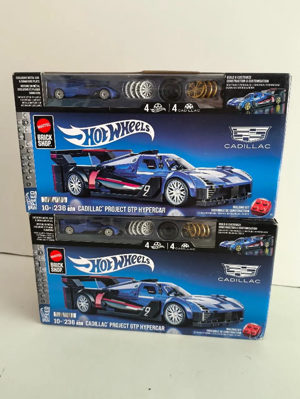BLOCOS DE MONTAR Hot Wheels Brick Shop Cadillac P9roject GTP