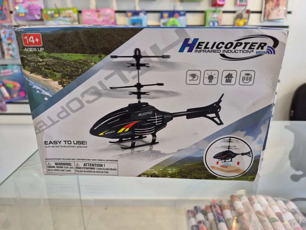 Helicóptero Drone Infantil com Sensor de Mão + Carregador USB - Foto 3