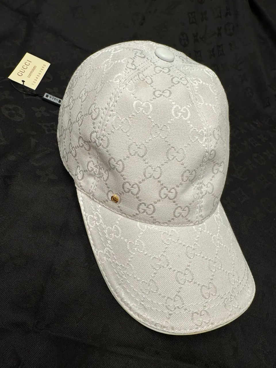 Boné qualidade italiano Gucci branco total white