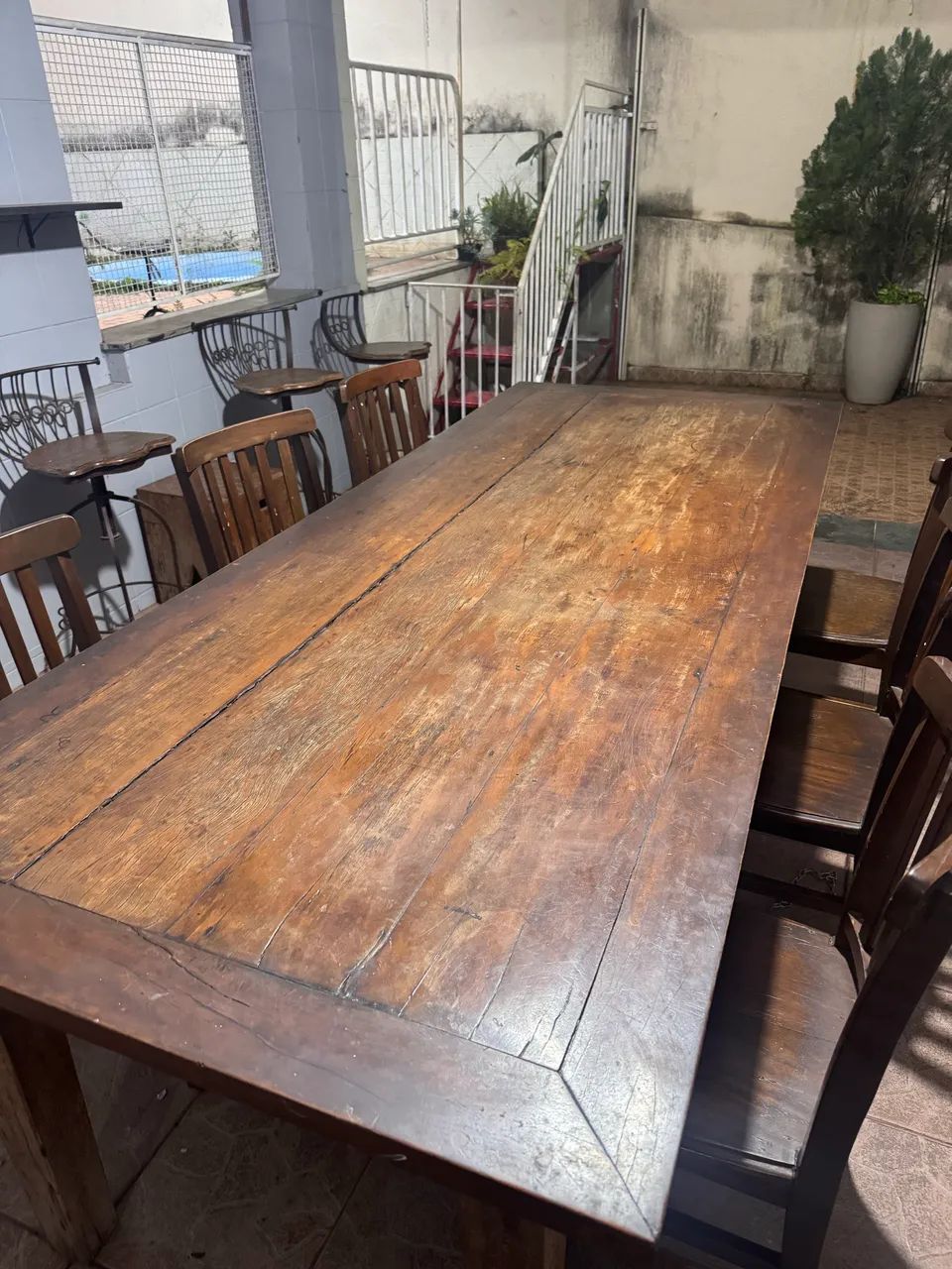 Mesa de madeira peroba rosa  - Foto 2