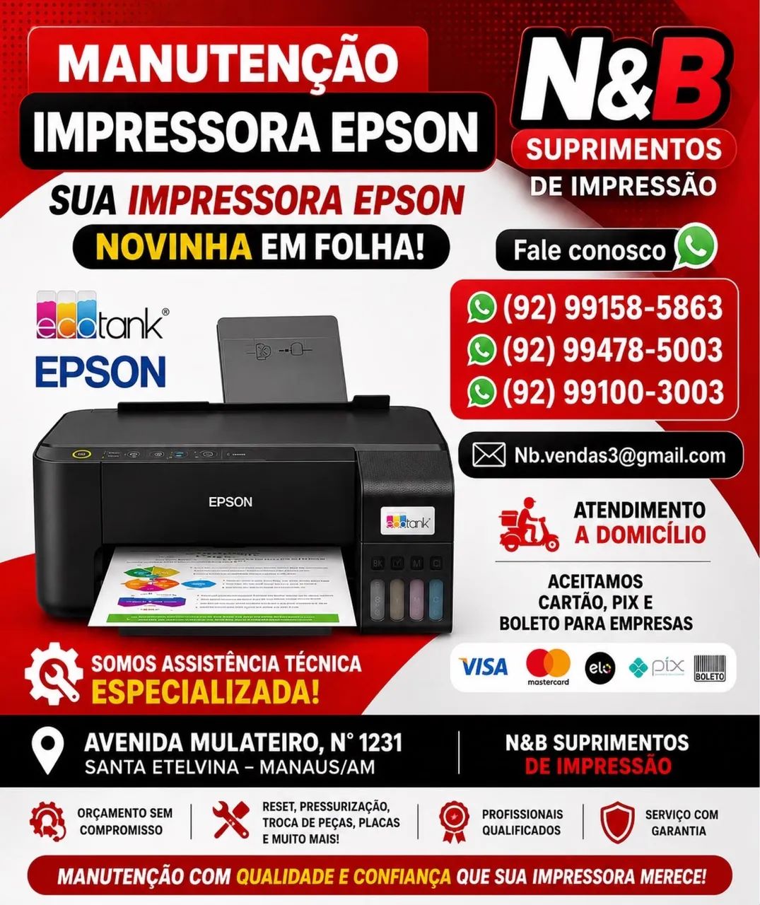 Manutenç ão de impressoras - Foto 2