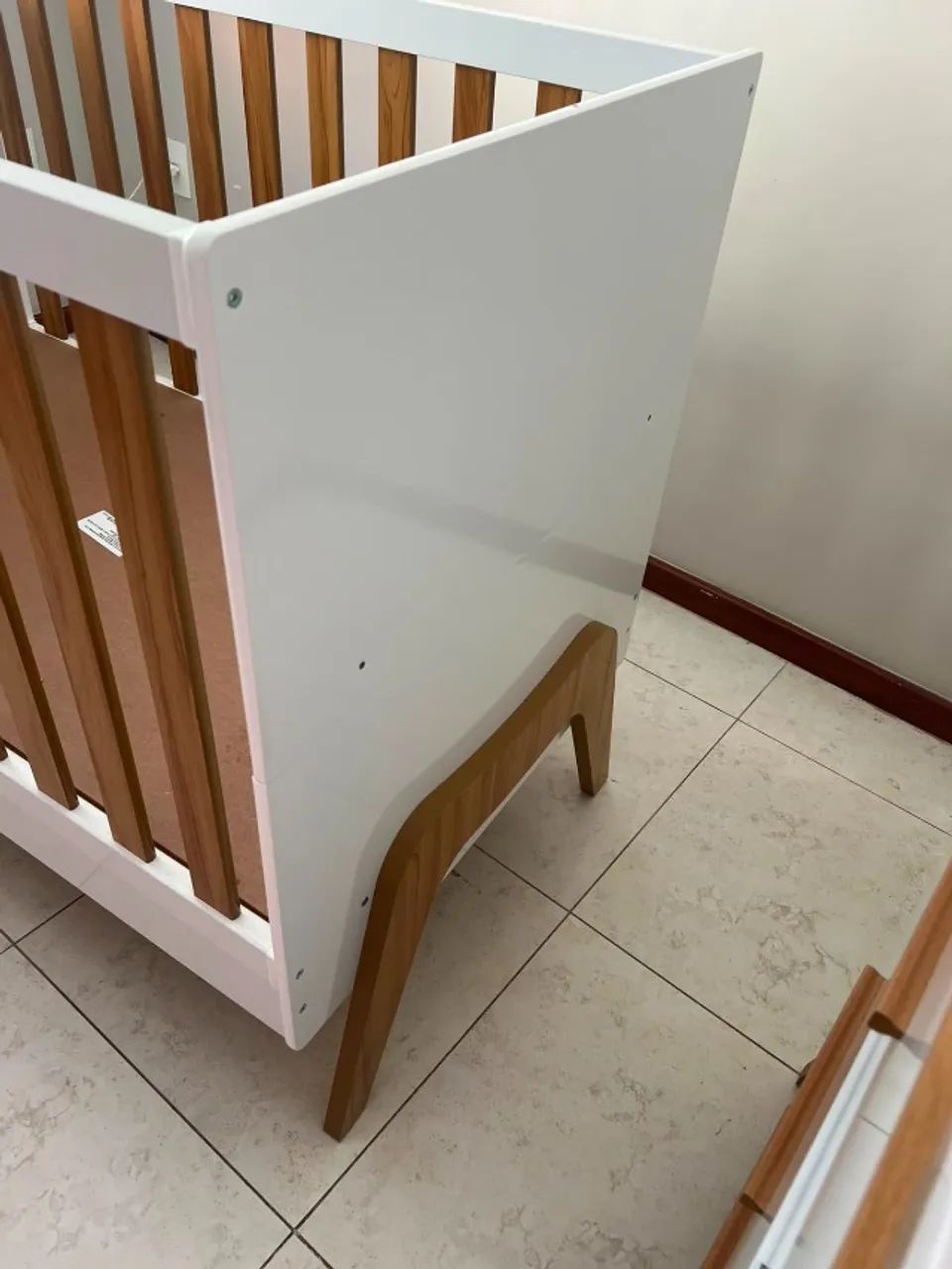 Berço Peroba 5 em 1 + Colchão Ortobom D18 - Foto 2