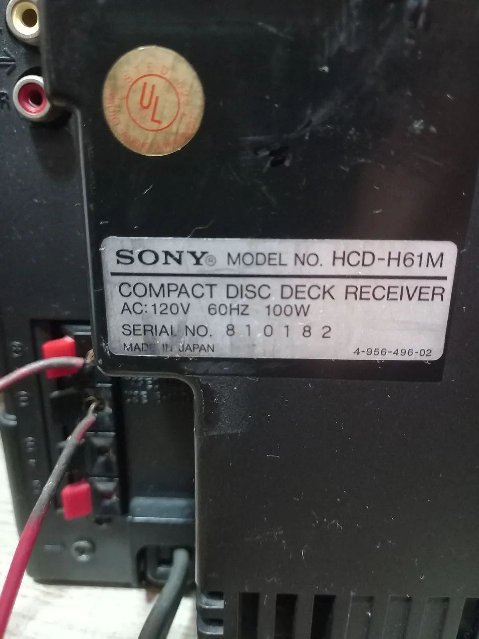MICROSYSTEM SONY MHC-610 JAPONÊS(COM CONTROLE)  - Foto 4
