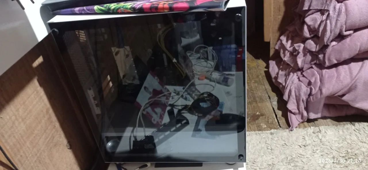  Gabinete placa mãe processador memória e fonte - Foto 5