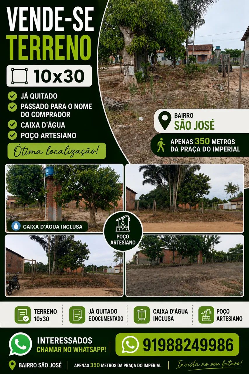 Vende-se Terreno 