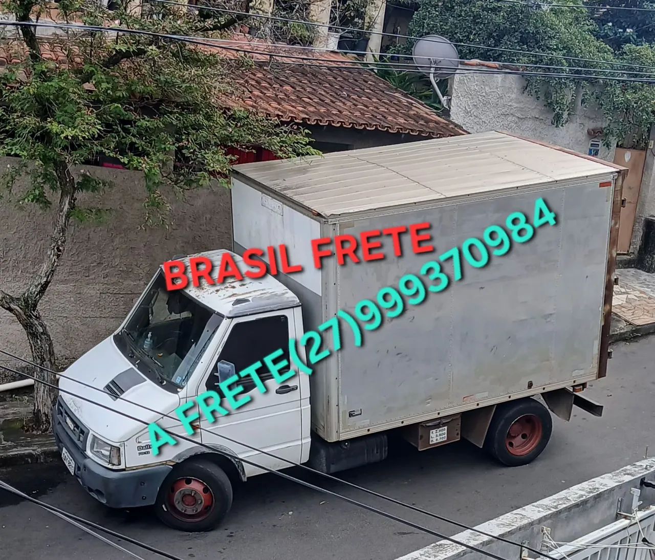 Frete mudança caminhão baú 