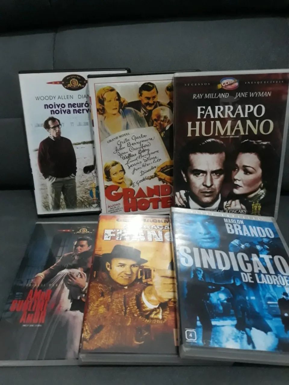 Coleção Oscar Sindicato, Noivo Neurótico, Grande Hotel, Farrapo Humano outros - Ler anúnc