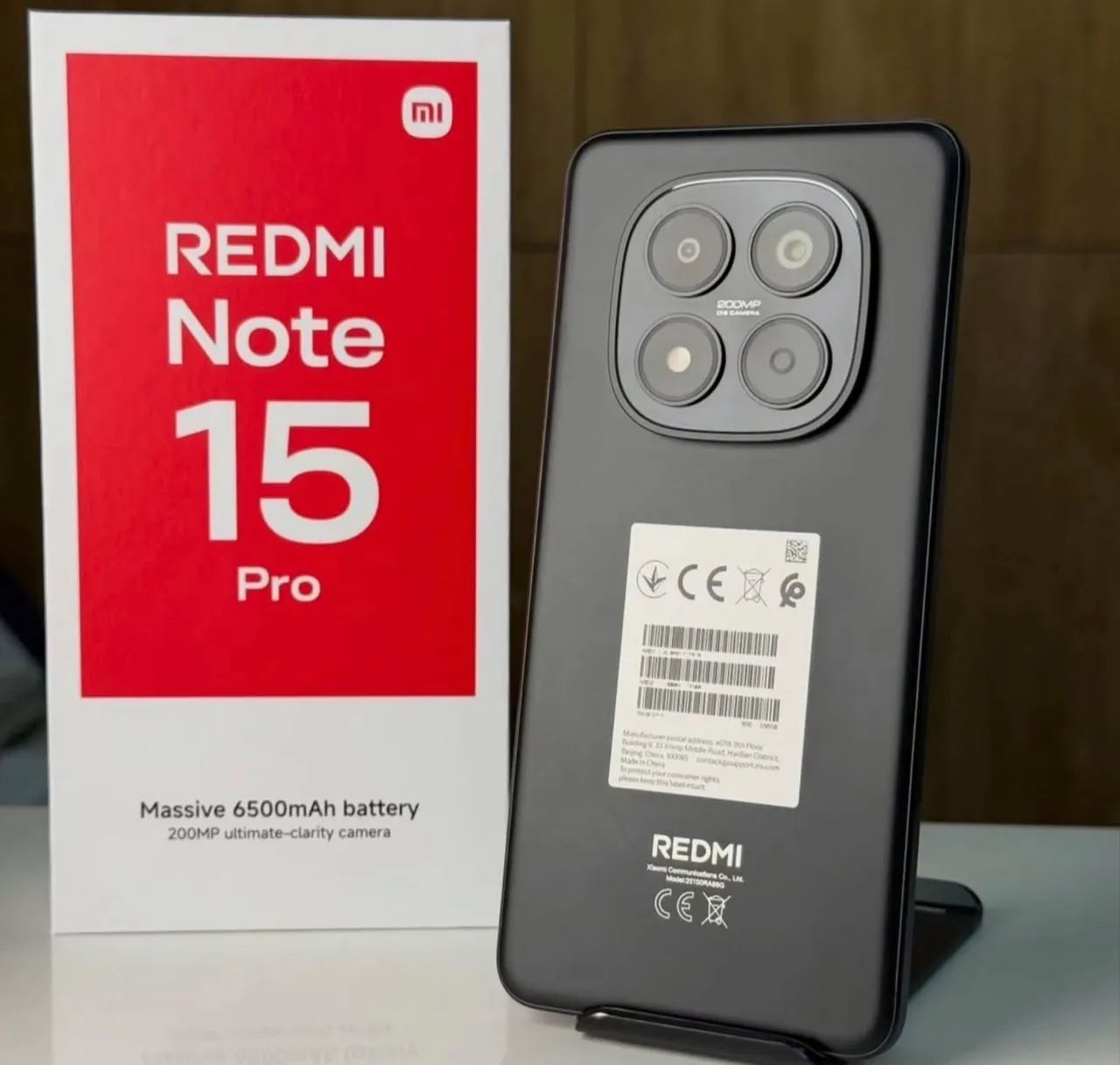 Celular Xiaomi Note 15 Pro 4G NFC 12/512- Preto