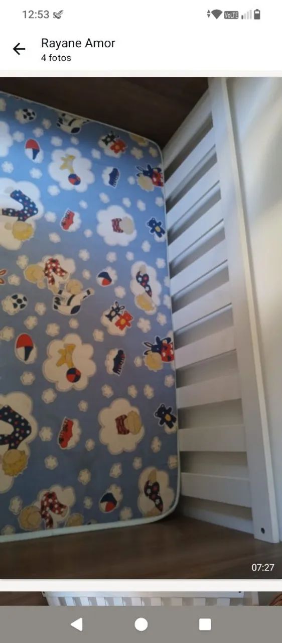 Vendo berço com colchão. - Foto 3