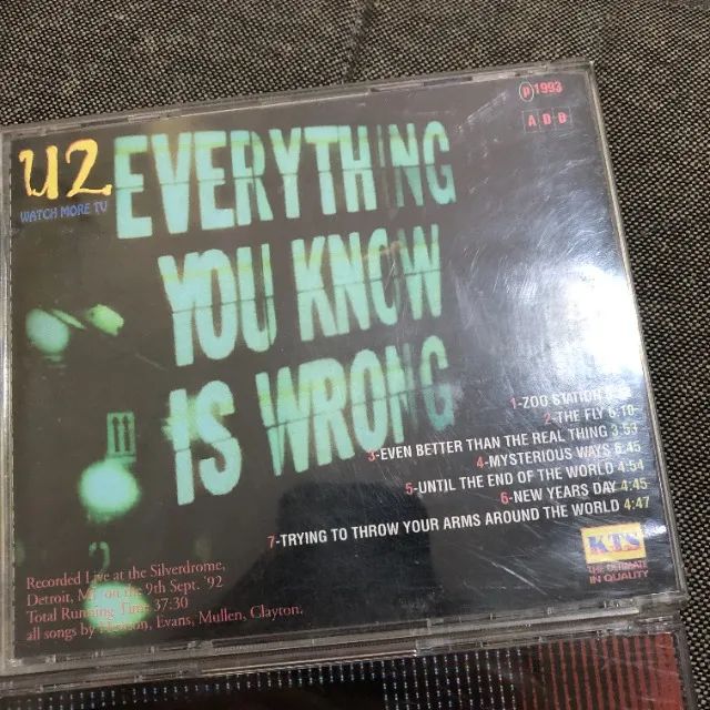 Lote Coleção 4 CDs U2 / Importados Bootleg / Pop Rock Confira - Foto 4