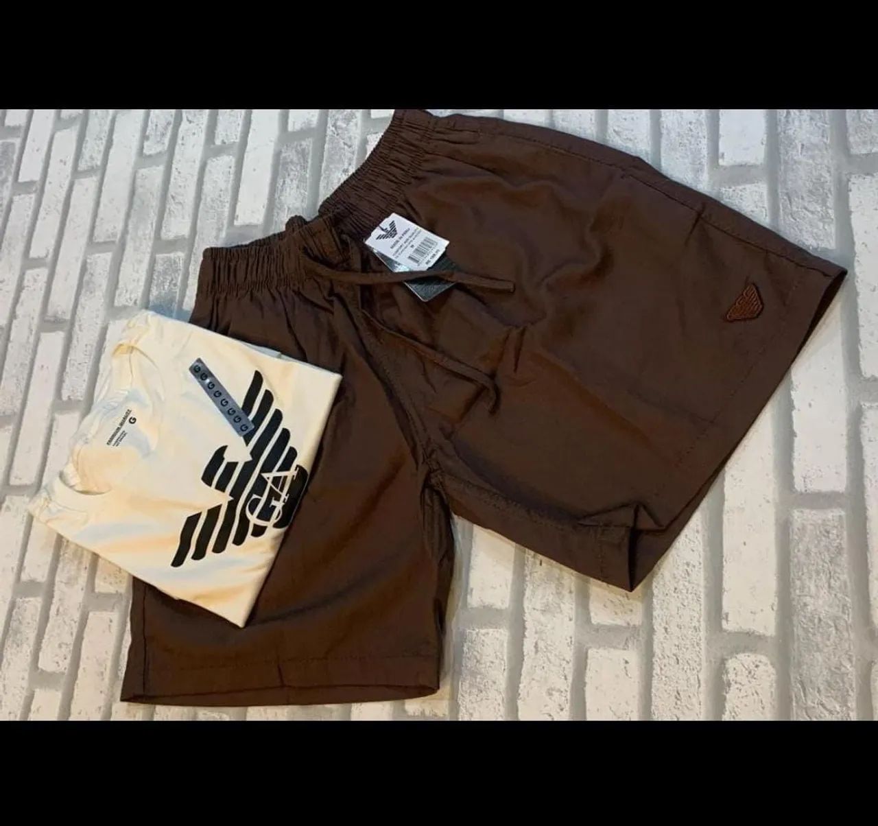 conjuntos short brim e blusas do p ao gg - Foto 3