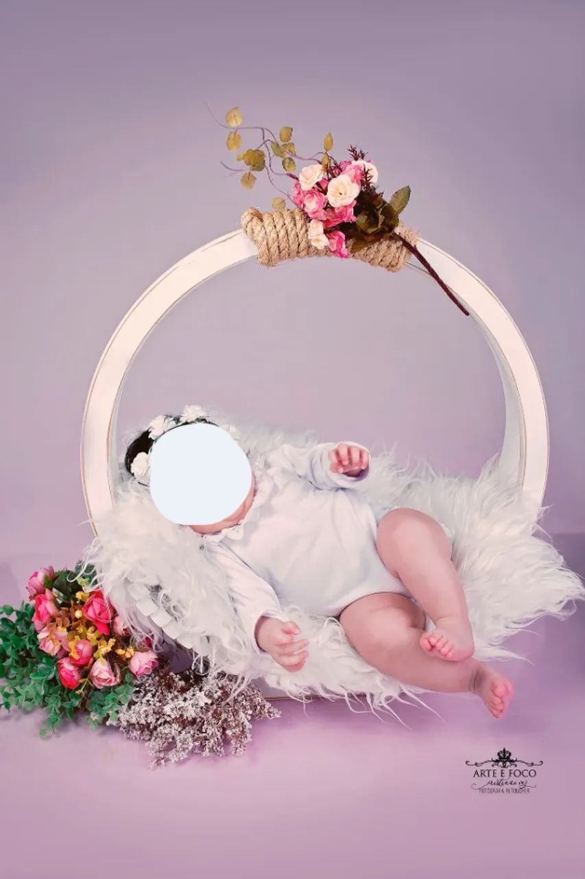 Props - Arco, carrinho e um tapete de pelúcia