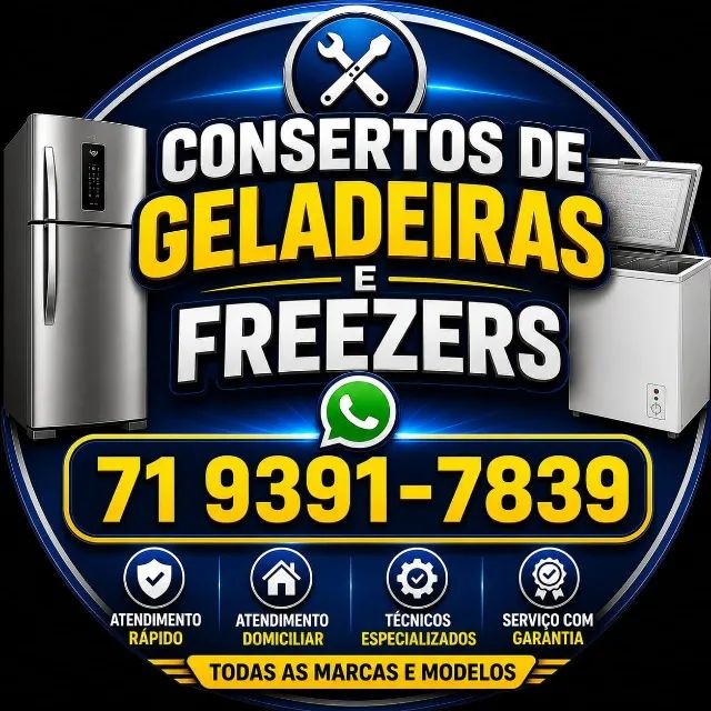 Conserto de geladeira/ Freezers 