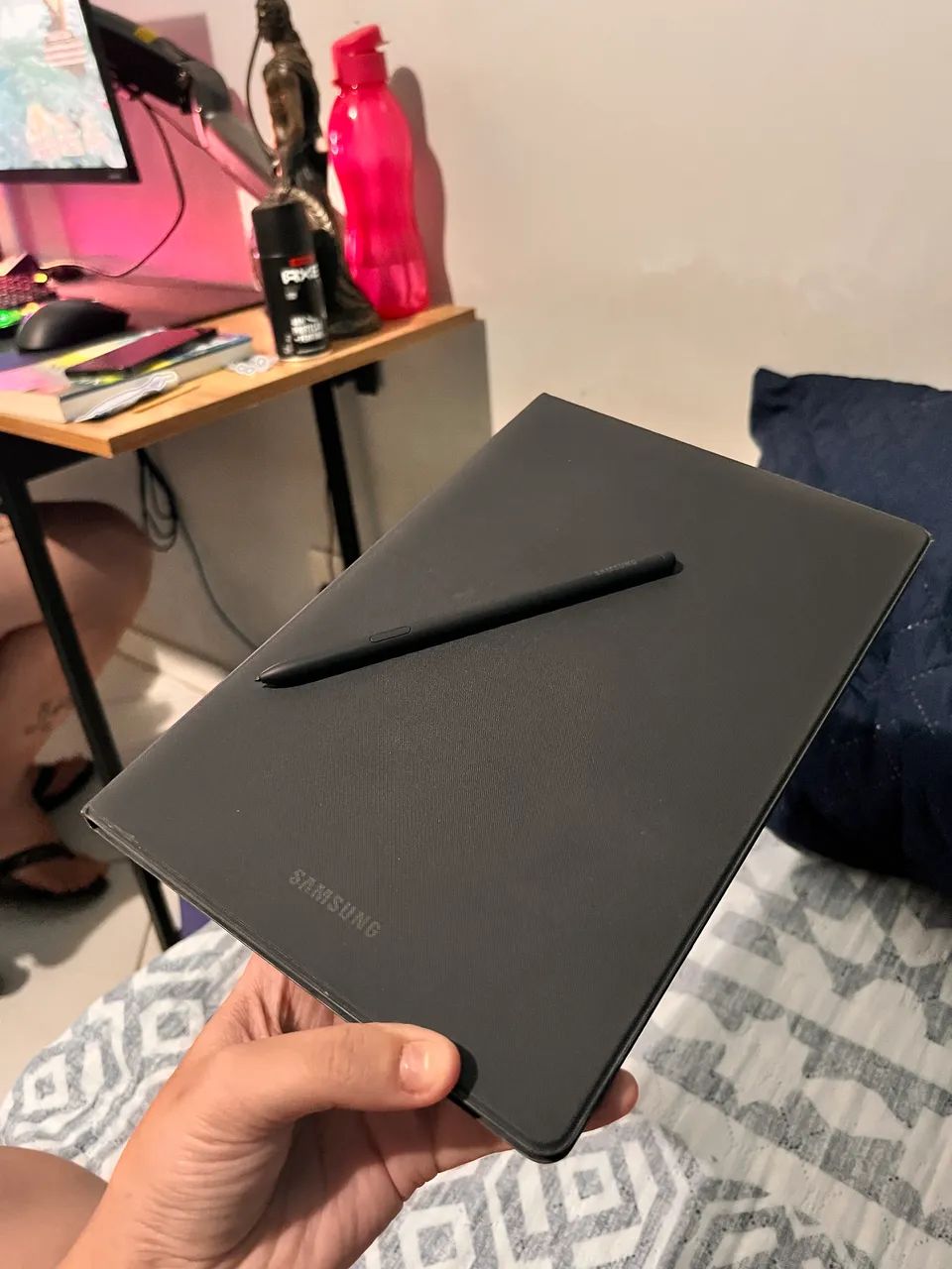 Tablet Samsung S6 lite preto | APARELHO NOVO