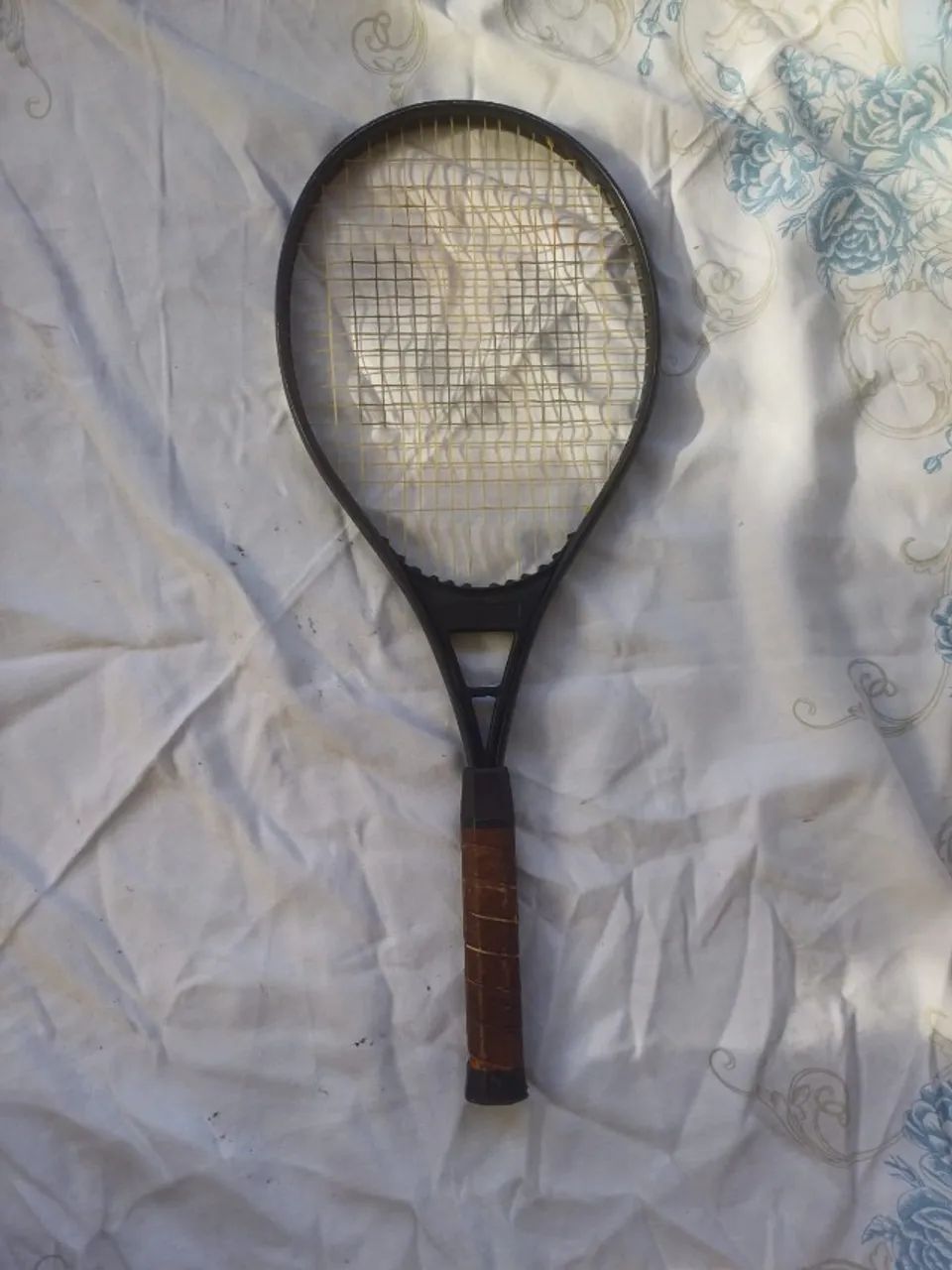 Raquete de tênis antiga  - Foto 3