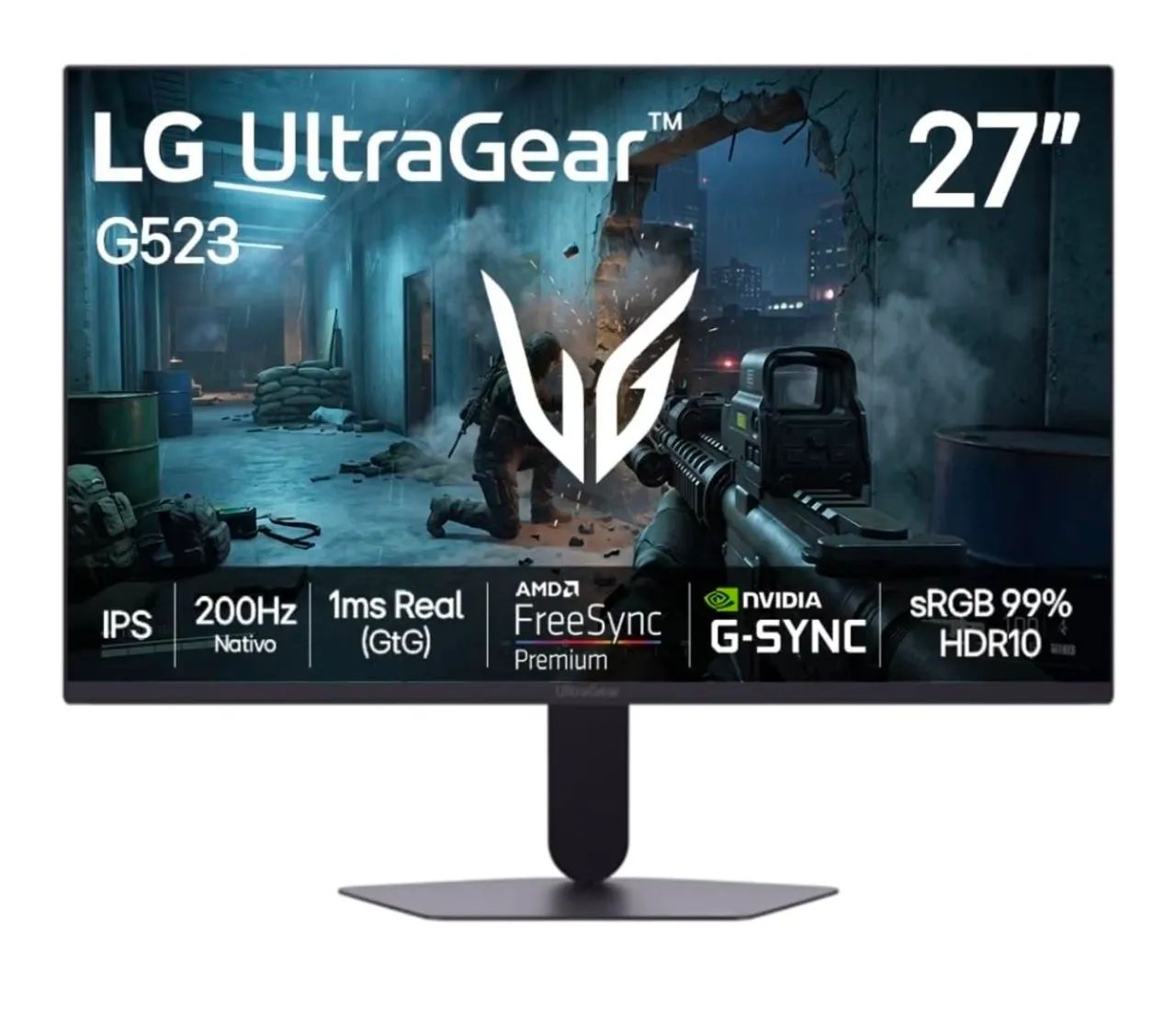 Monitor 27" 200hz LG Ultragear [Lacrado] - Foto 2