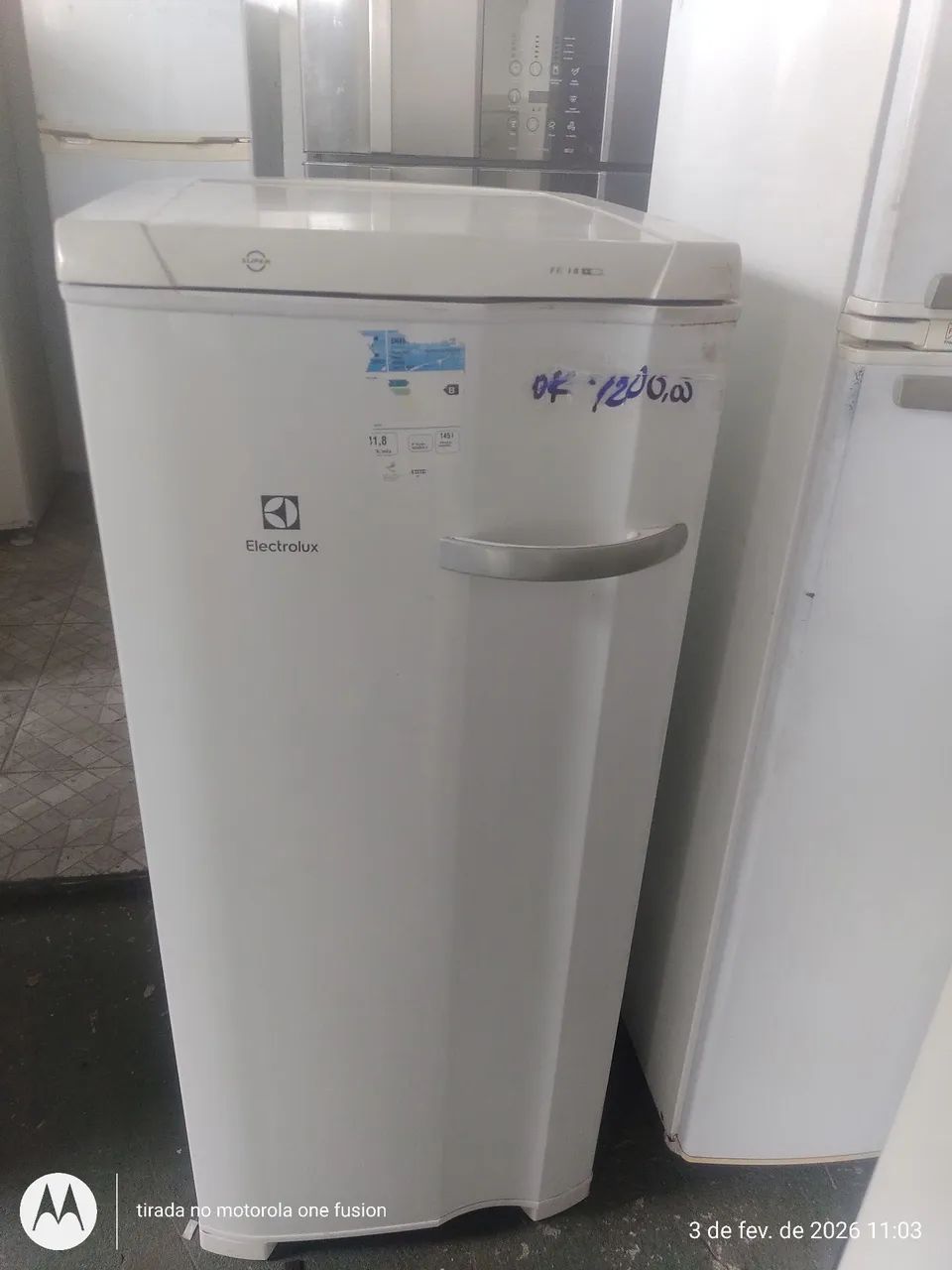 FREEZER ELECTROLUX FE18