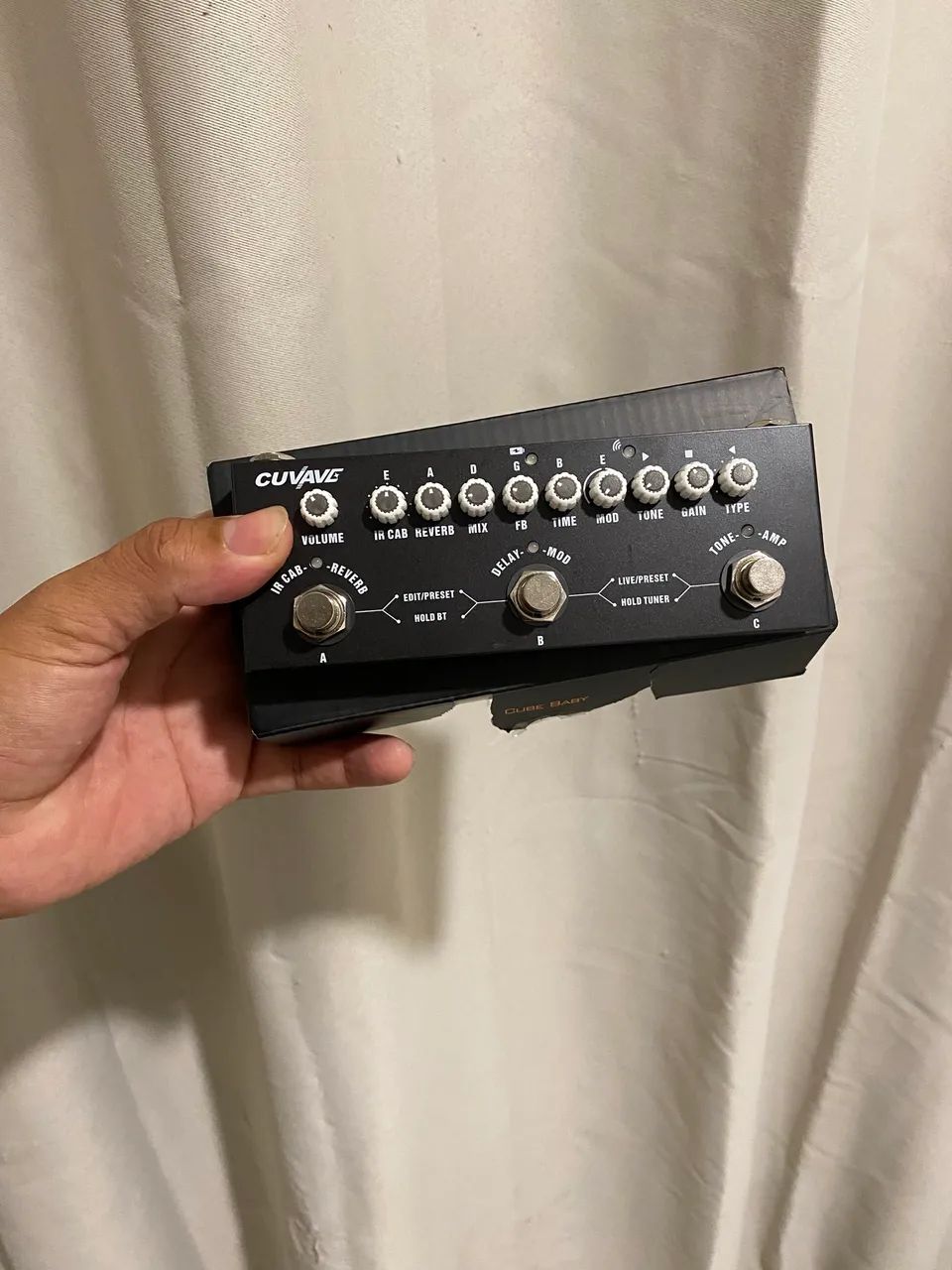 Pedaleira de Guitarra Cuvave 