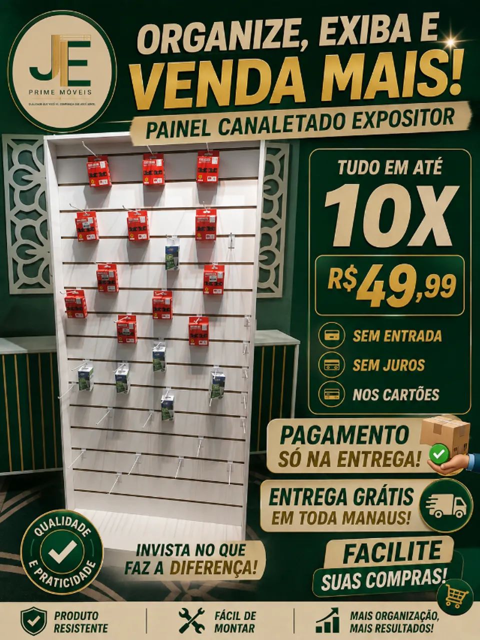 COMÉRCIO/LOJA/EXPOSITOR/CANALETADOS/GÔNDULAS - Foto 4