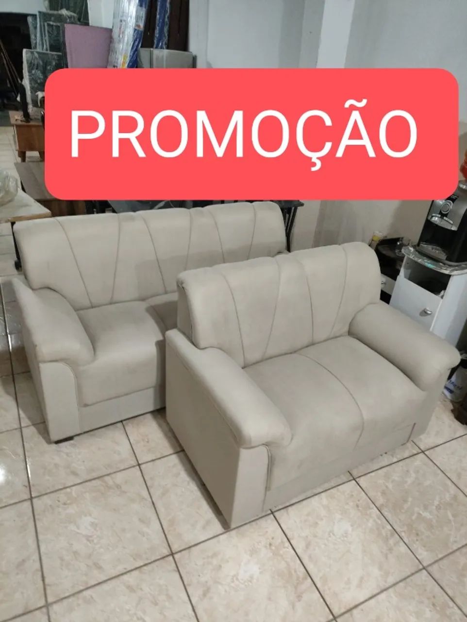 SOFÁ 02 & 03 LUGARES , OFERTA IMBATIVEL - Foto 3