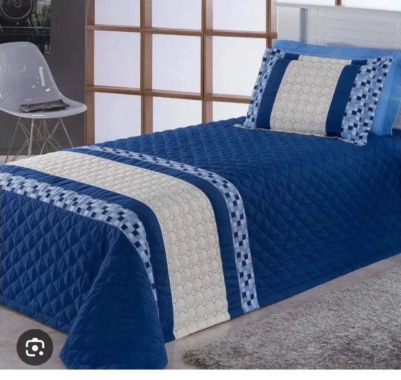 Capa de cama de solteiro com uma fronha dupla face - Foto 2
