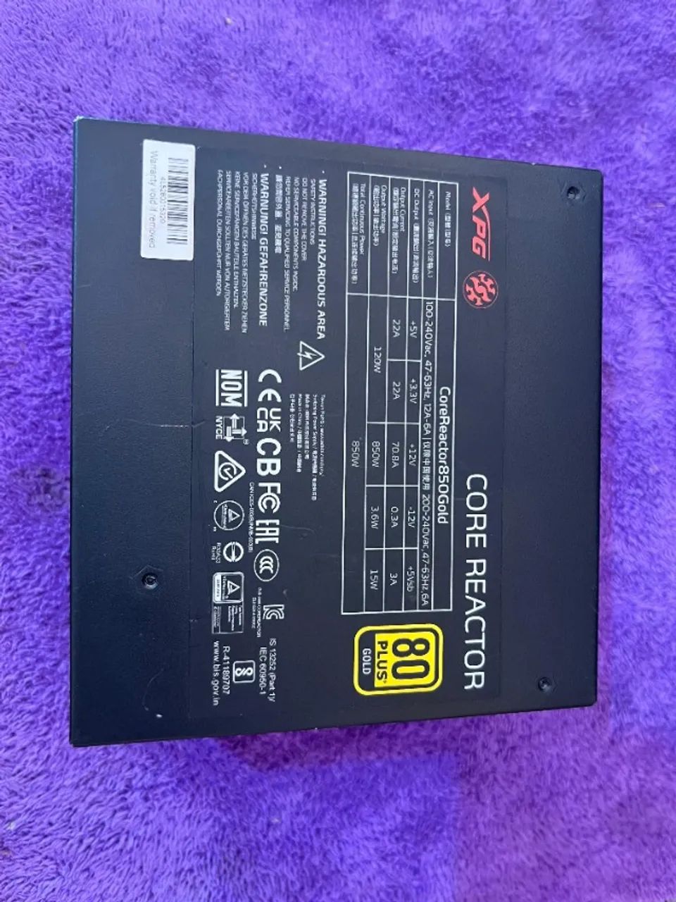 Fonte de alimentação para PC XPG Core Reactor 850 850W - Foto 3