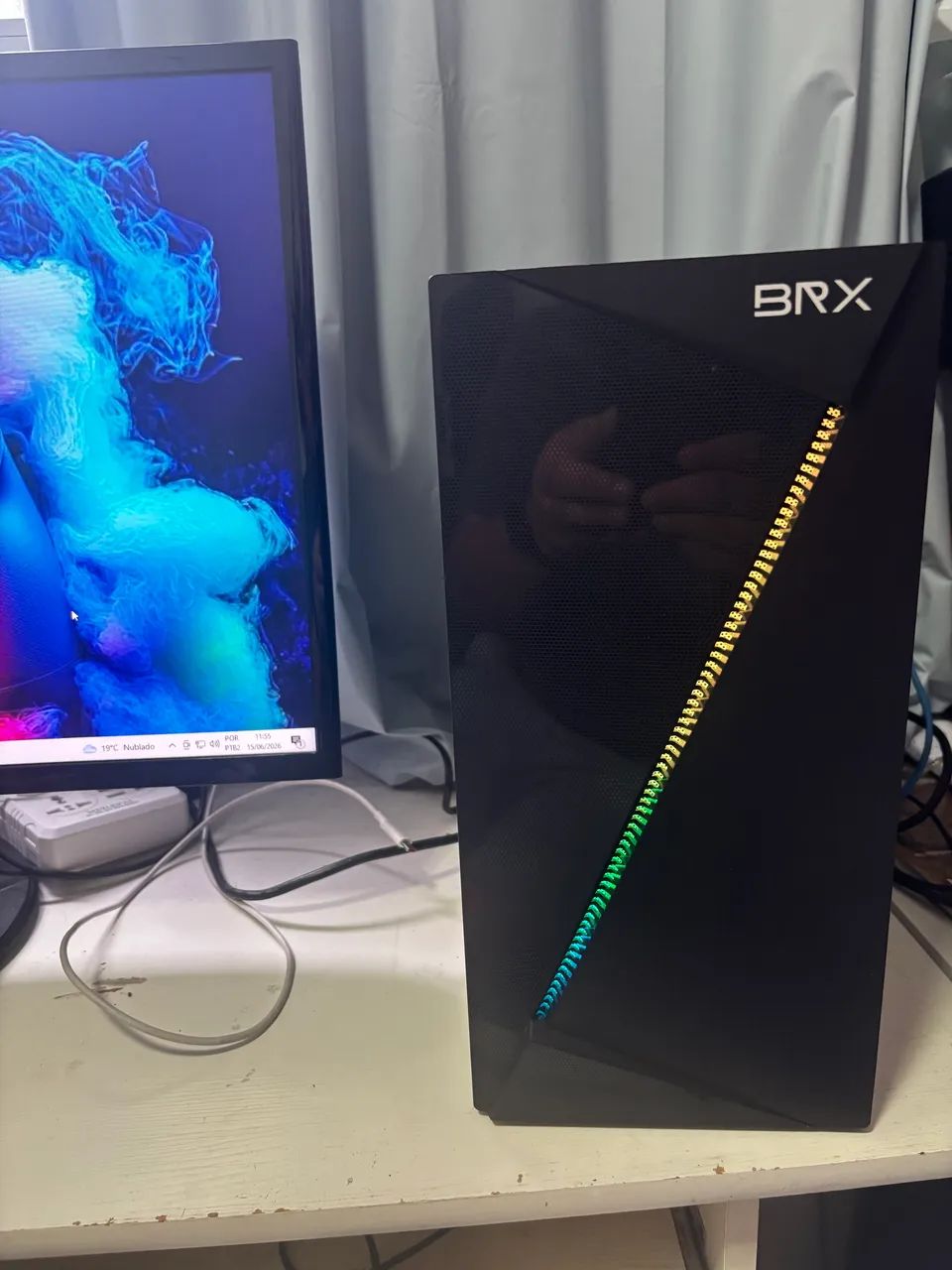 Pra sair logo: lindo cpu com Led - placa de vídeo - Foto 3