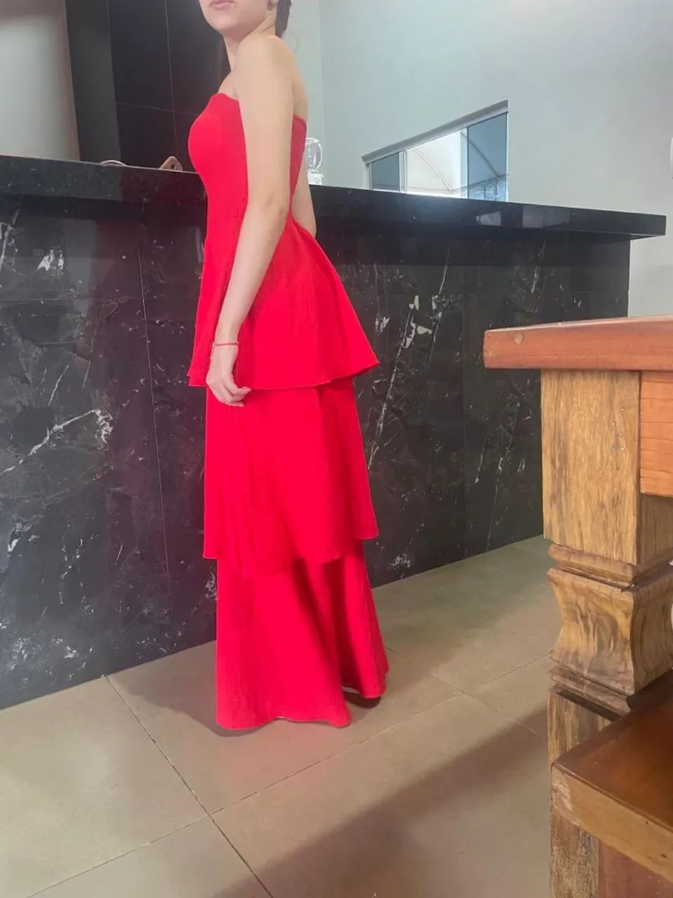 Vestido de festa vermelho - Foto 3