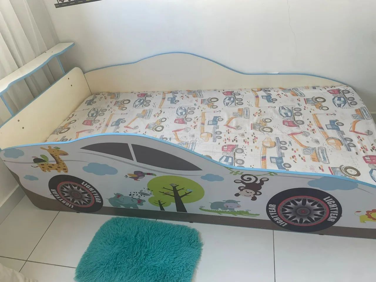 Cama com colchão d28 solteirão, 100%mdf - Foto 2
