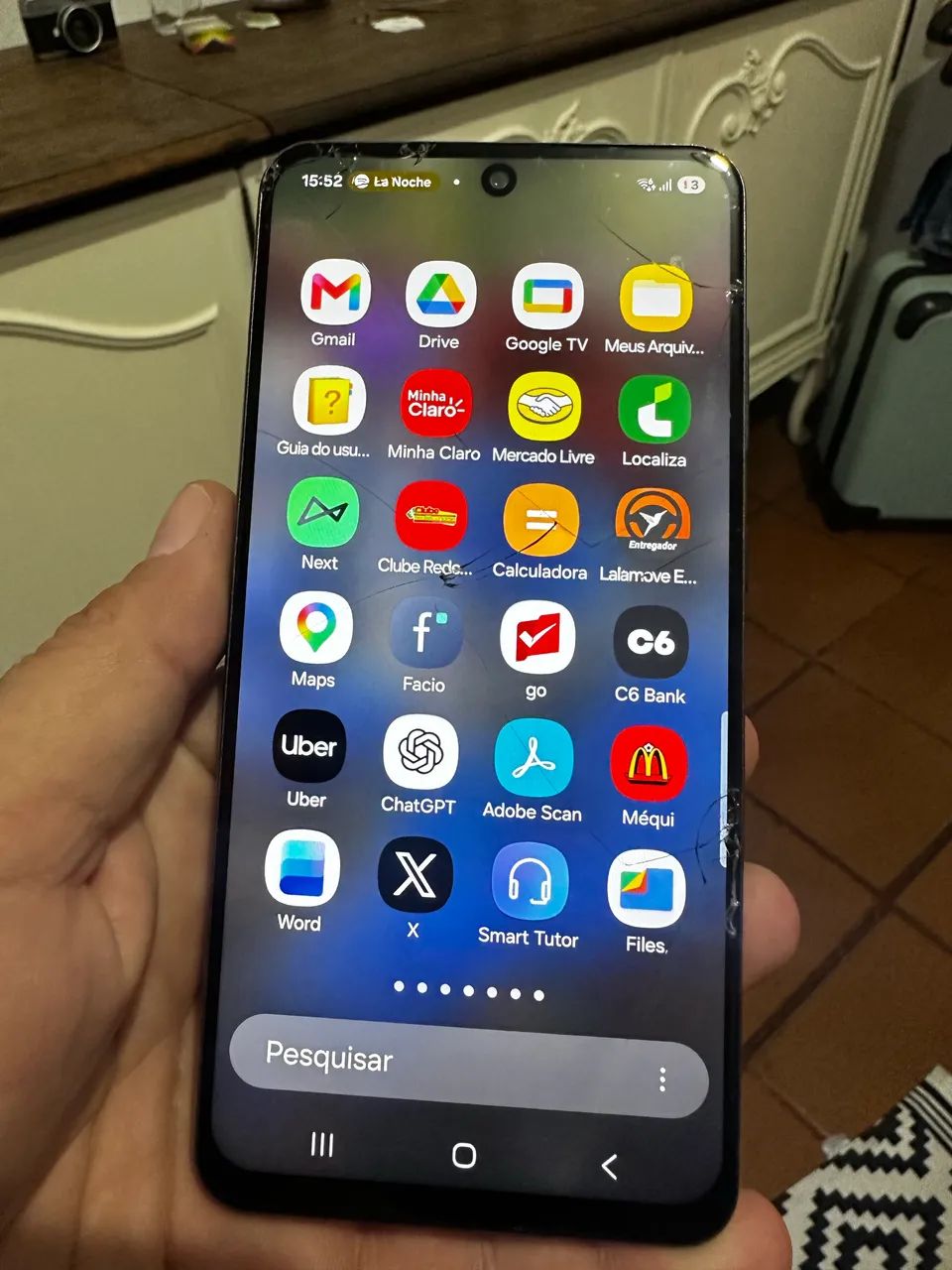 Samsung S21 fe funcionando perfeitamente 