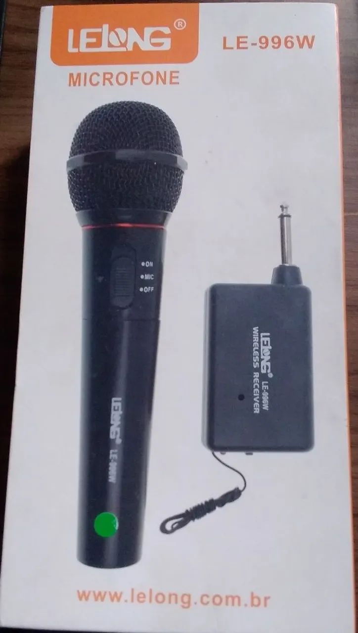 Microfone sem fio lelong - Foto 2