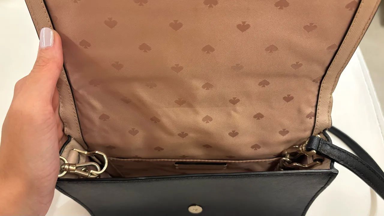 BOLSA KATE SPADE PRETA E BRANCA - Foto 2