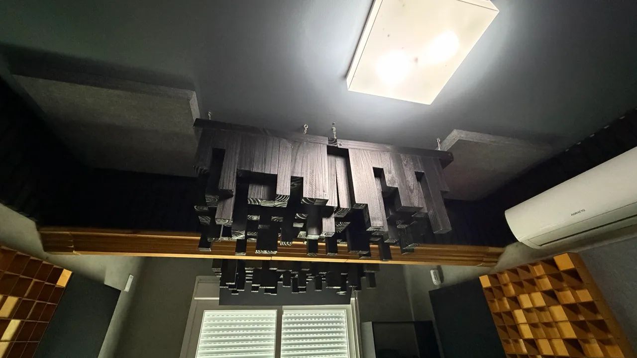 Estrutura acústica de estúdio 