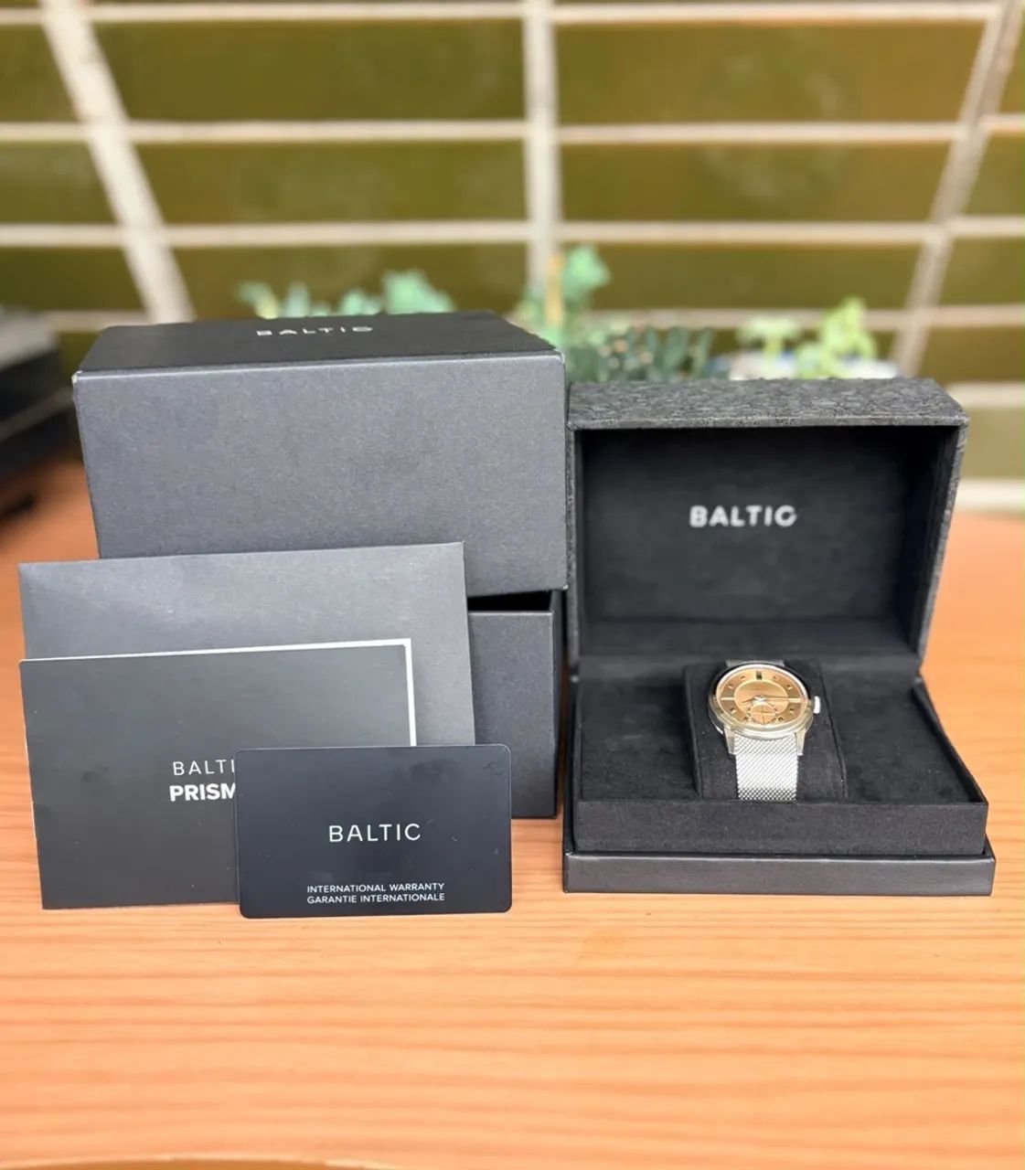 BALTIC PRISMIC 36 MM SALMON DIAL - Foto 4