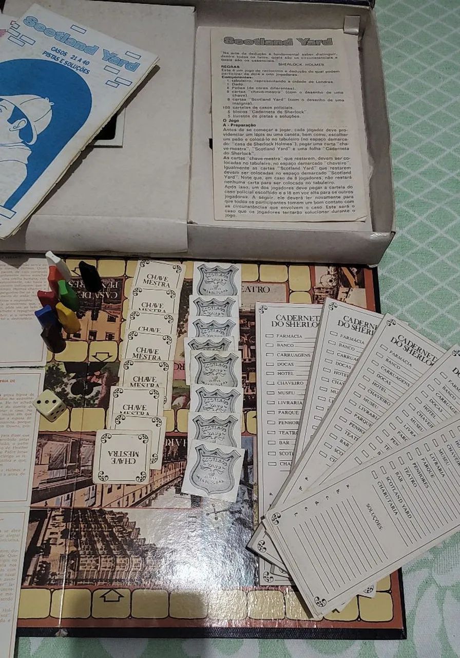 jogo Tabuleiro Scotland Yard - Foto 4
