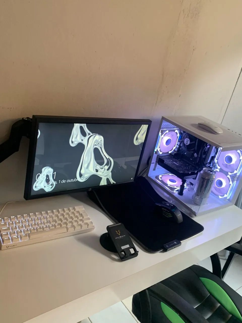 Monitor 75HZ + Braço articulado - Foto 3