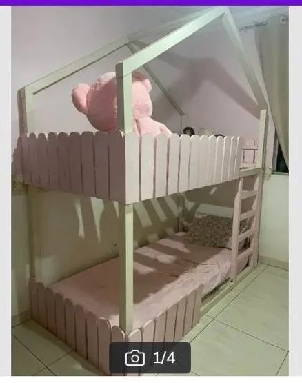 Beliche infantil casinha - Foto 3