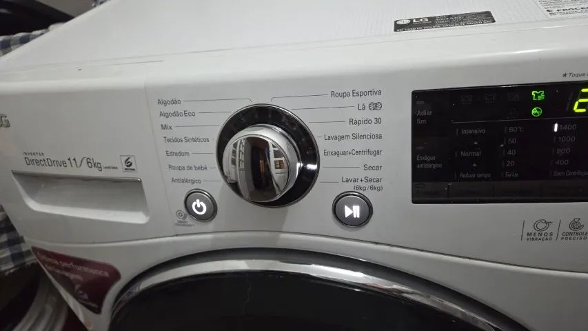 Lava e Seca LG 11 kg - Foto 3
