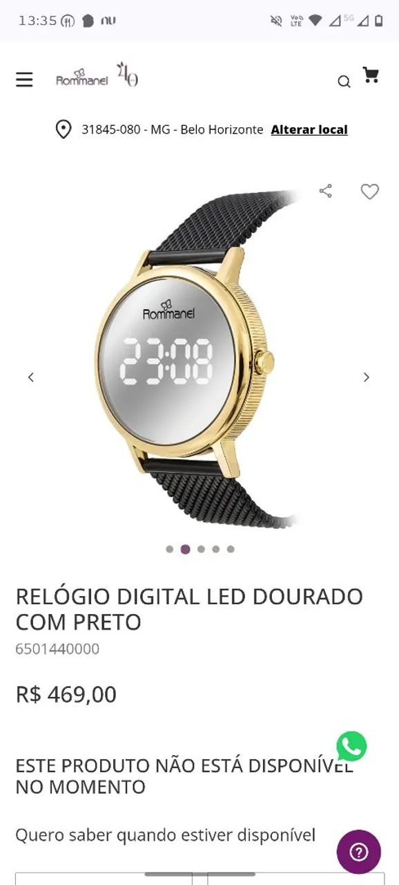 Relógio Rommanel novo  - Foto 2