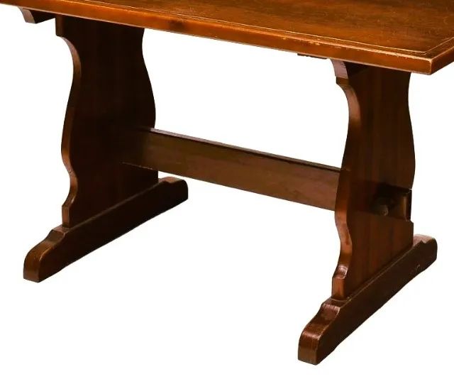 Mesa Jantar/Copa retangular Madeira clara estilo "Provençal" Pés de sapatas * - Foto 2